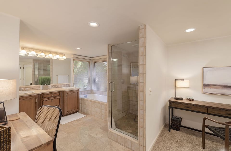 En Suite Bathroom, Tub and Separate Shower