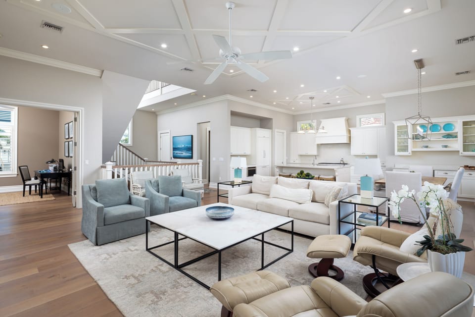 Main Gathering Area, Living room, Kitchen, Dining, opens to Lanai - 2nd Level