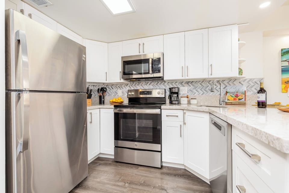Fully equipped kitchen