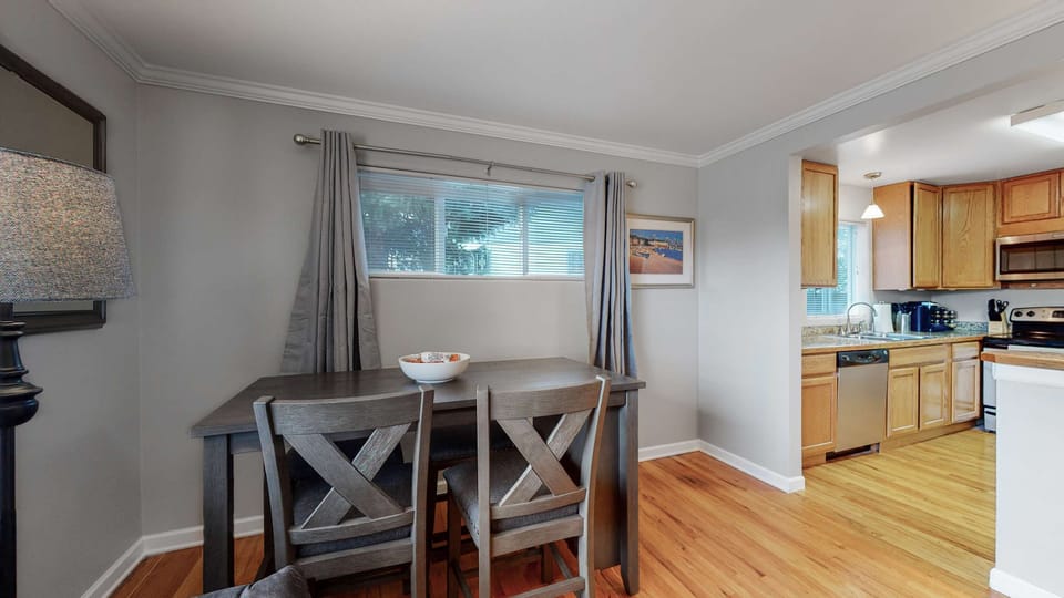 Enjoy meals in this bright and inviting dining area.