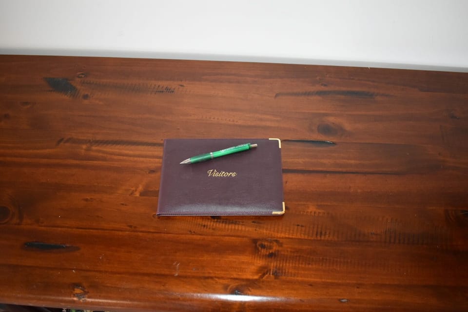 Visitor book 