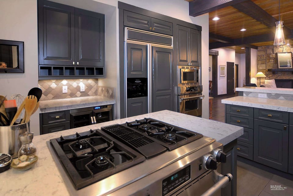 Fully stocked kitchen