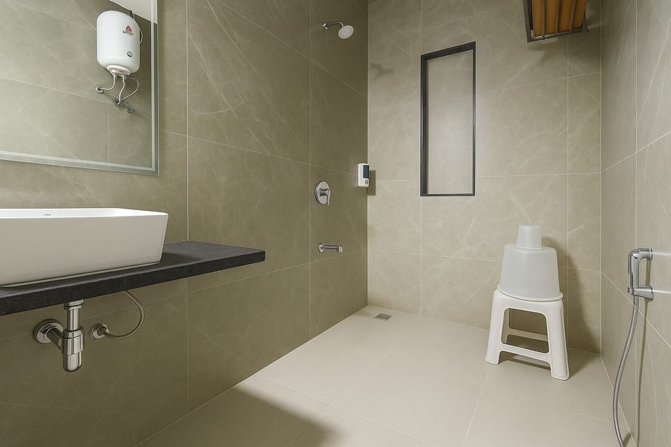Executive Room | Bathroom | Shower, free toiletries, towels