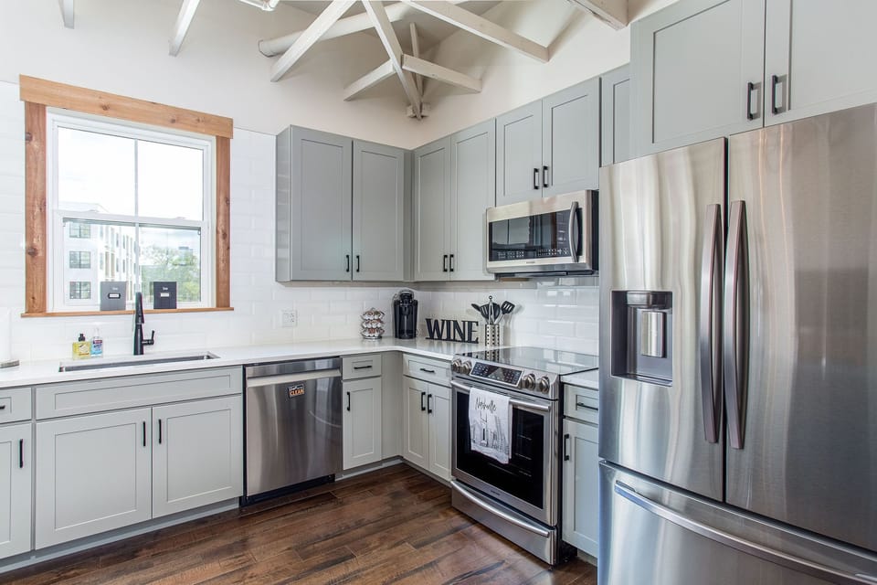 Kitchen with K-Cup Coffee Maker