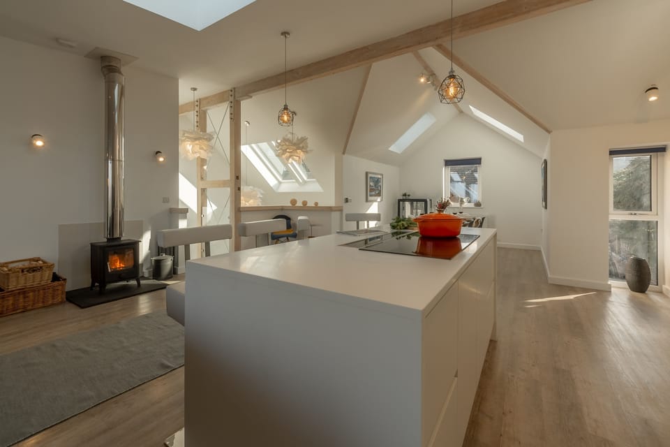 First floor: Open-plan living