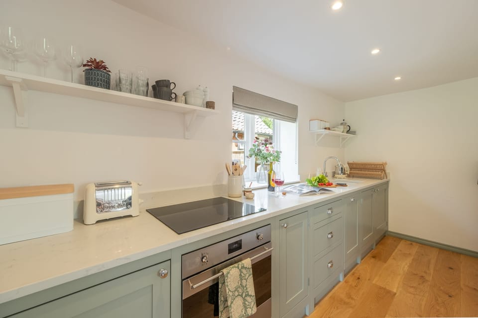 Ground floor: The lovely hand-made kitchen