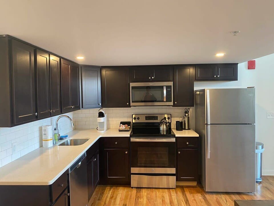 Fully stocked kitchen