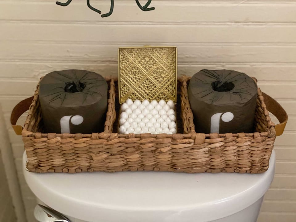 No need to feel guilty about using our tree-free toilet paper -- it's soft too! And, if the need arises, we've stocked a variety of tampons.