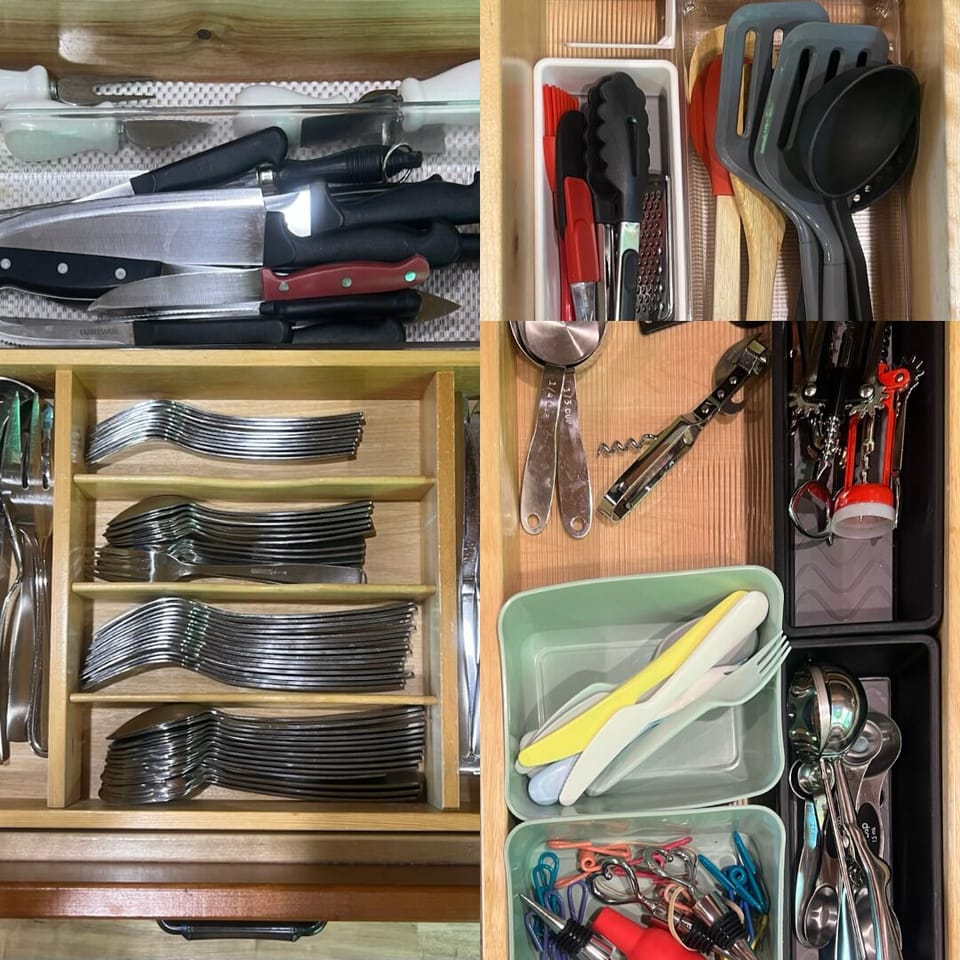 A fully stocked kitchen with everything you need to prepare and enjoy meals.