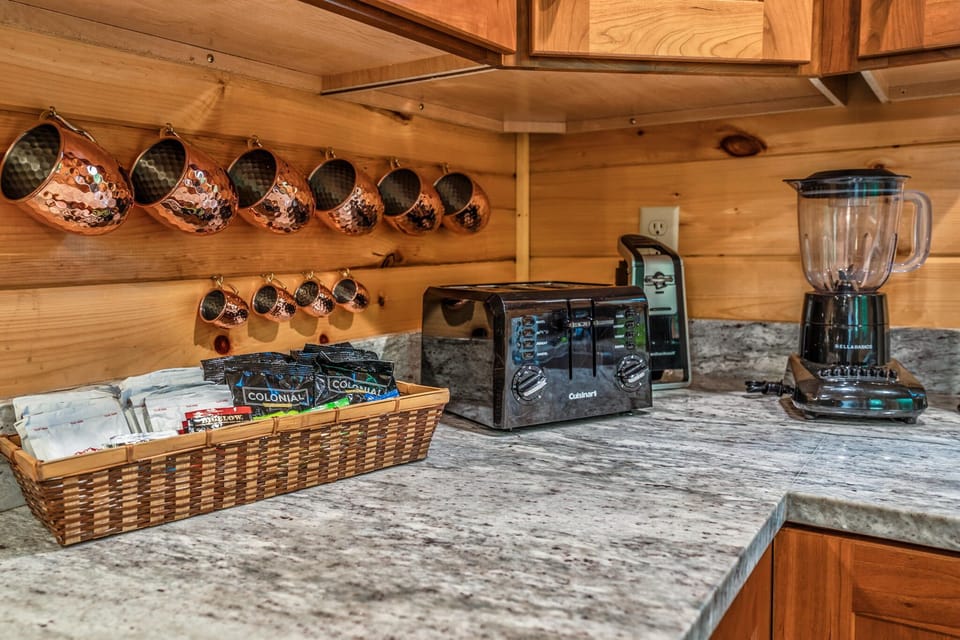Kitchen is equipped with anything you might need...