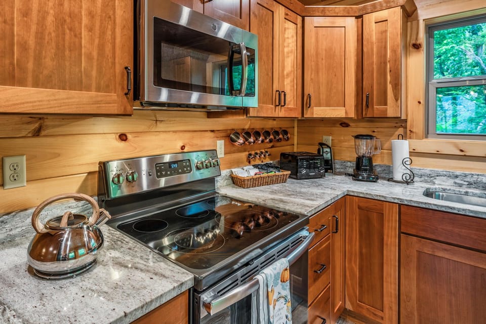 Cook up your favorite dishes or enjoy the complimentary coffee, tea or hot cocoa