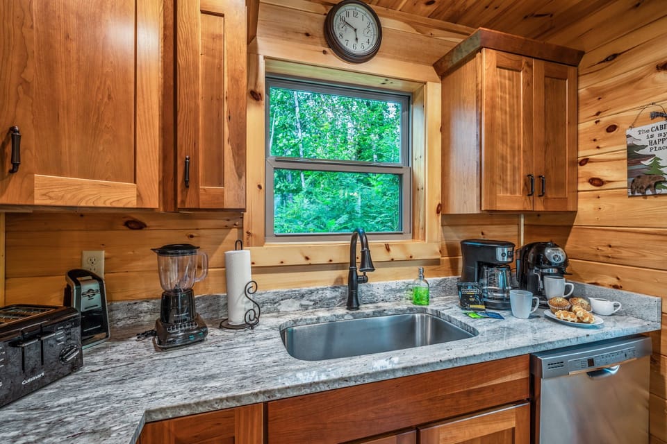 Fully stocked kitchen with anything you might need to prepare all meals 