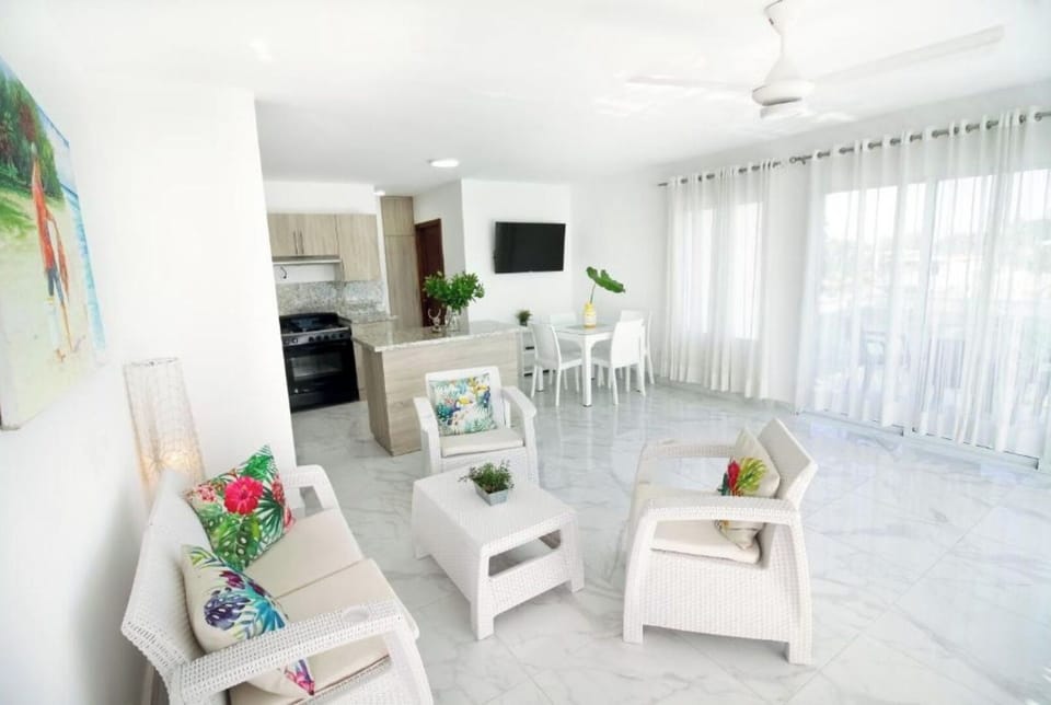 Dinning room with TV.