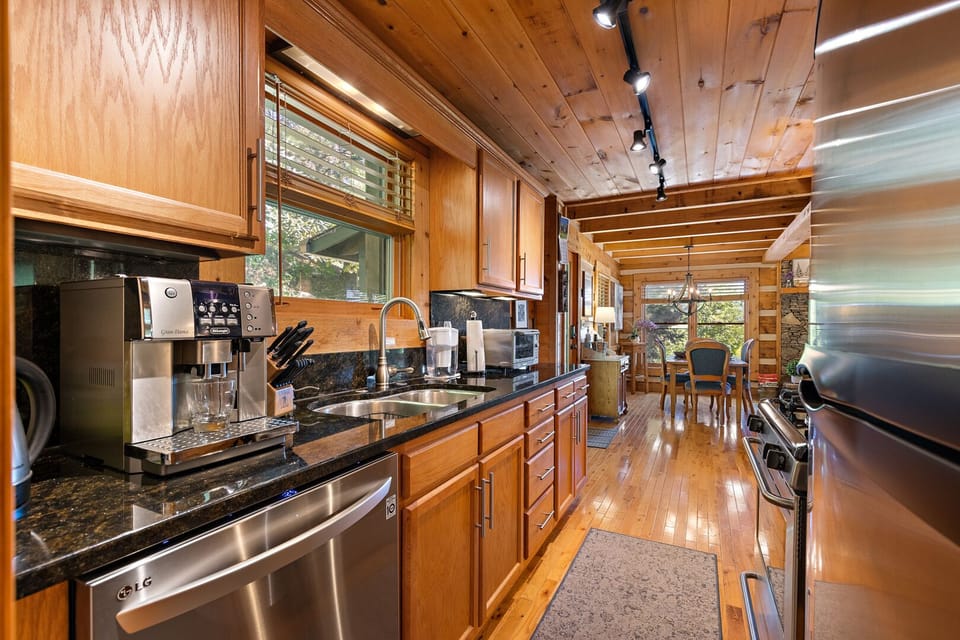 Kitchen with Stainless Appliances and Granite Countertops