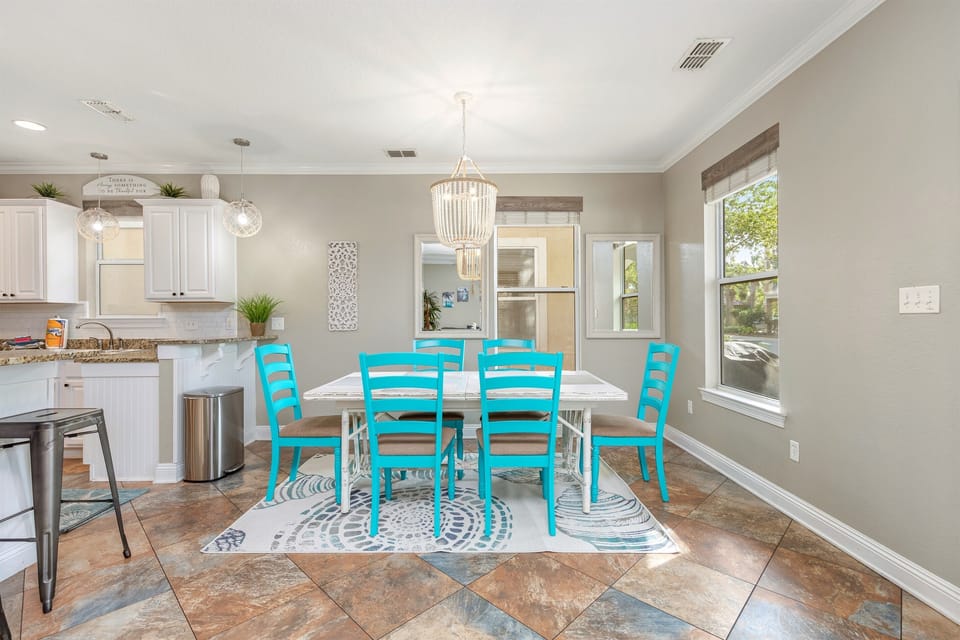 [Dining area]