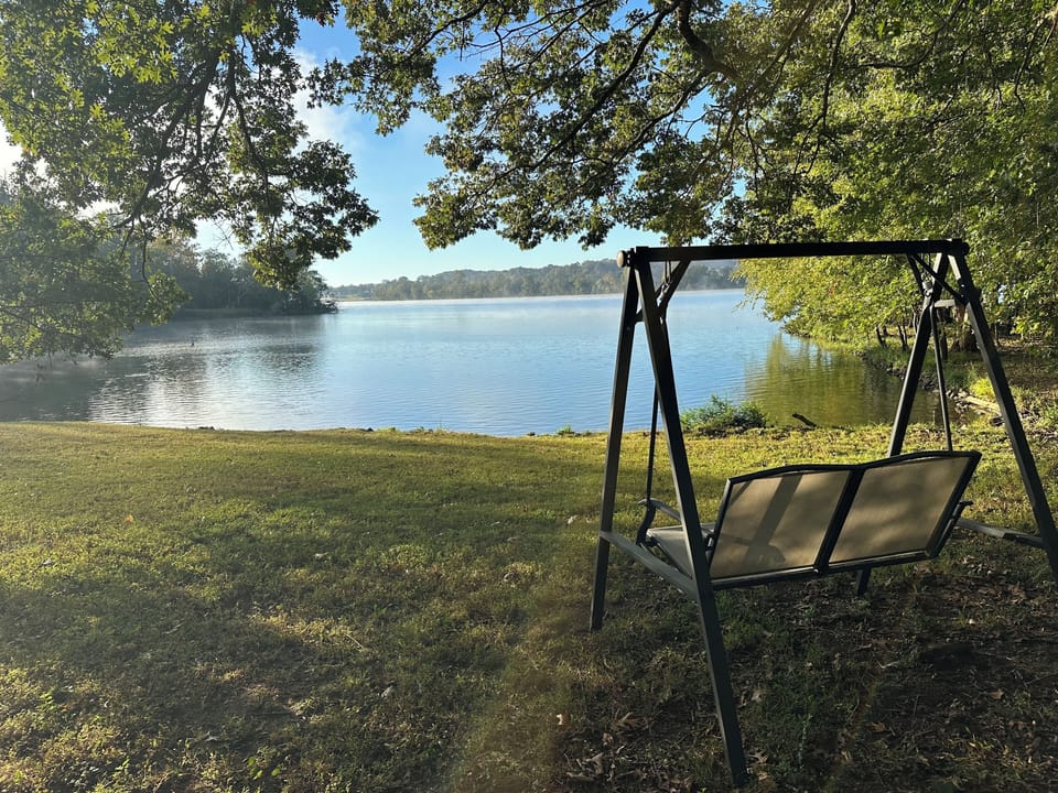 Another sitting area on the lower side of the property