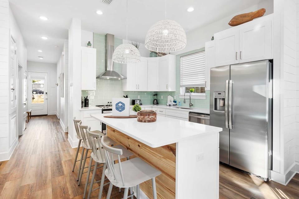 1st Floor kitchen full of natural light.