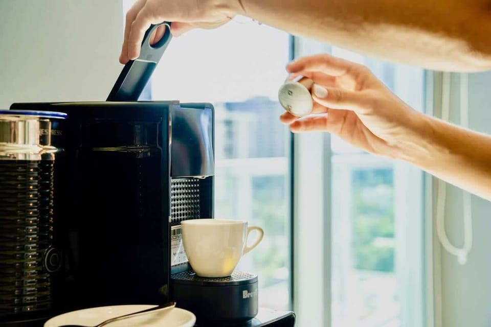Complimentary espresso pods for your stay!