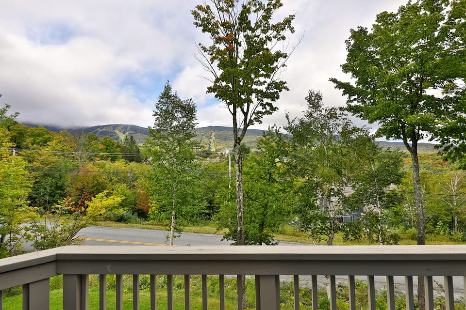 View of Killington mountain from the balcony