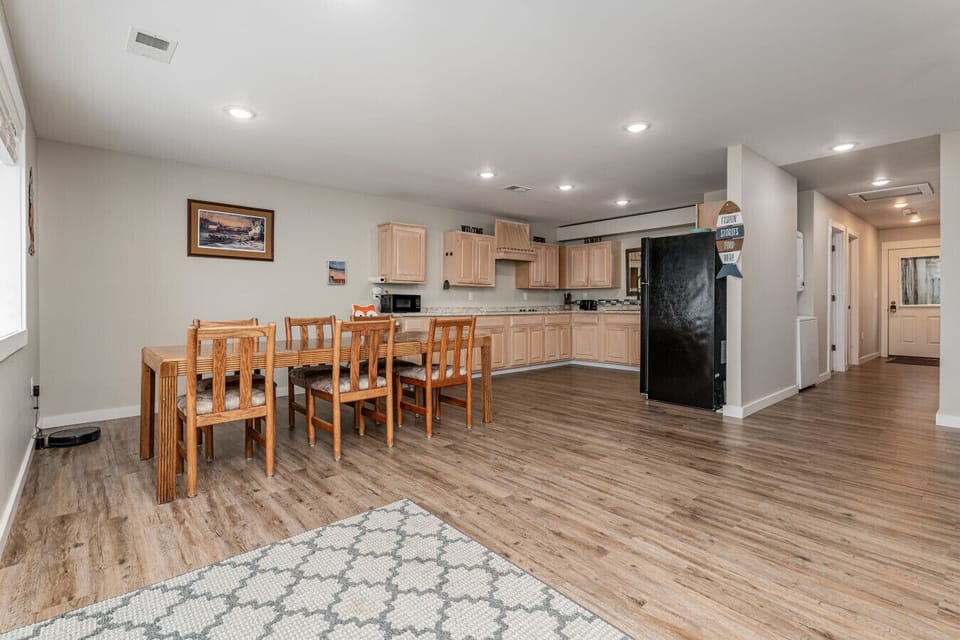 kitchen and dining