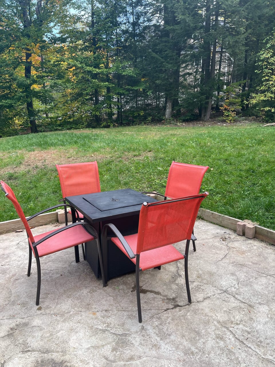 Propane fire pit