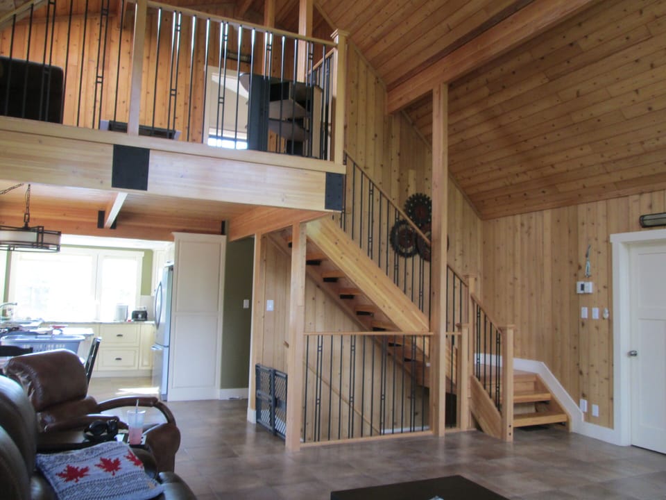 View of loft area