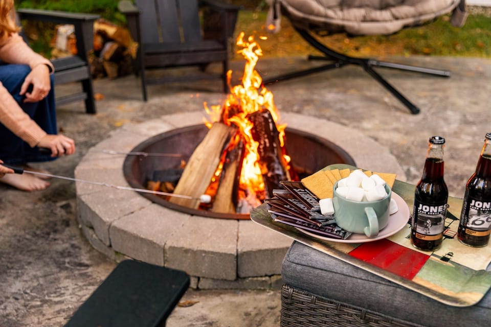 Make s'mores or enjoy a fire!