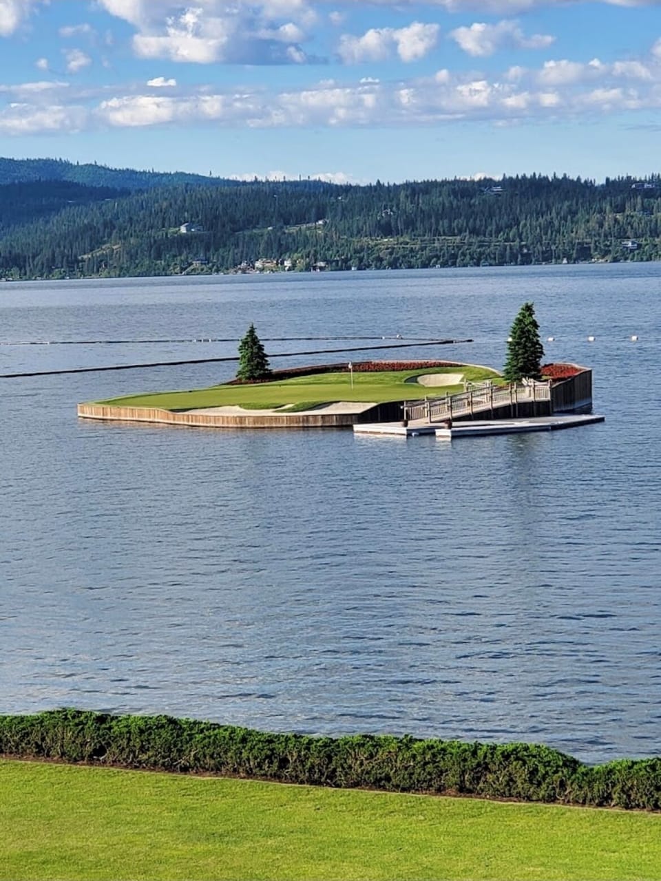 CDA Golf Floating Green/14th hole