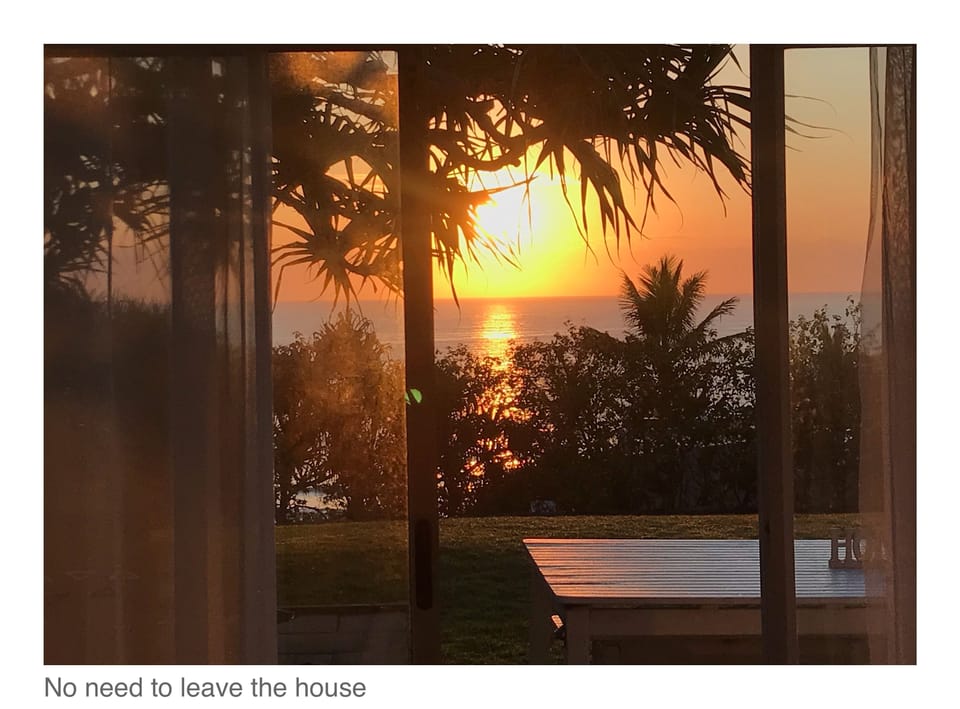 Wake up to a dreamy sunrise, directly in front of your back door.