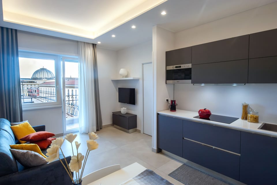 Apartment, 1 Bedroom, Balcony | Minibar, desk, soundproofing, free WiFi