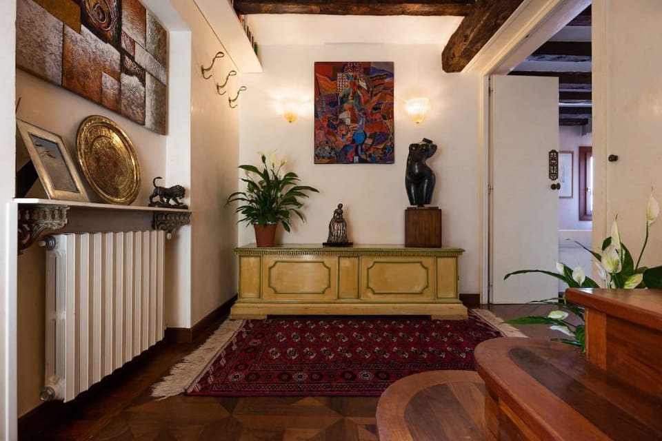 The main entrance of the apartment. Hall and bedroom #3 are located here.