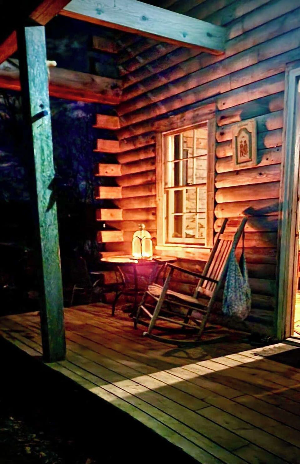 Front porch relaxation.
