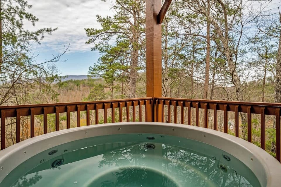 The community pool is open May 1 through October 1. The owner limits the number of cabins that have a pool membership so that it isn't overcrowded. It is a quick one minute drive from the cabin located by the wedding chapel.