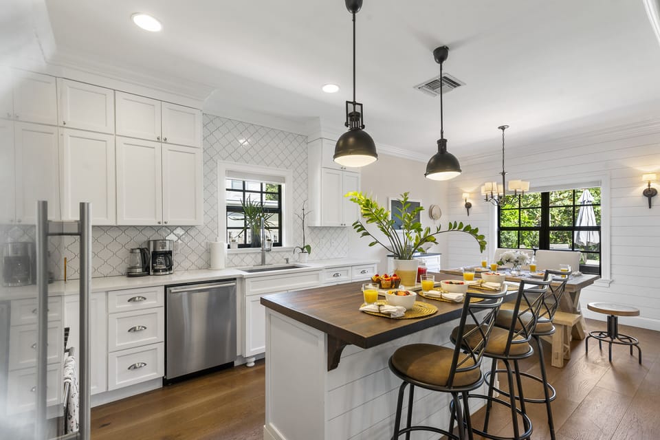 A drip coffee machine is available to complete your beautiful morning at West Palm Beach! Condiments and spices are also provided for your meal prep.
