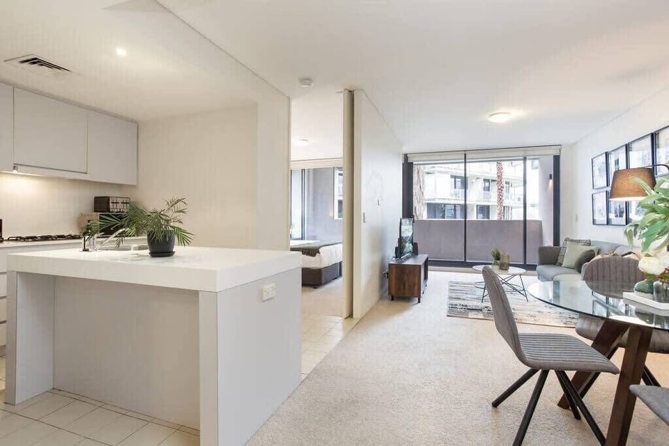 Open plan living space 