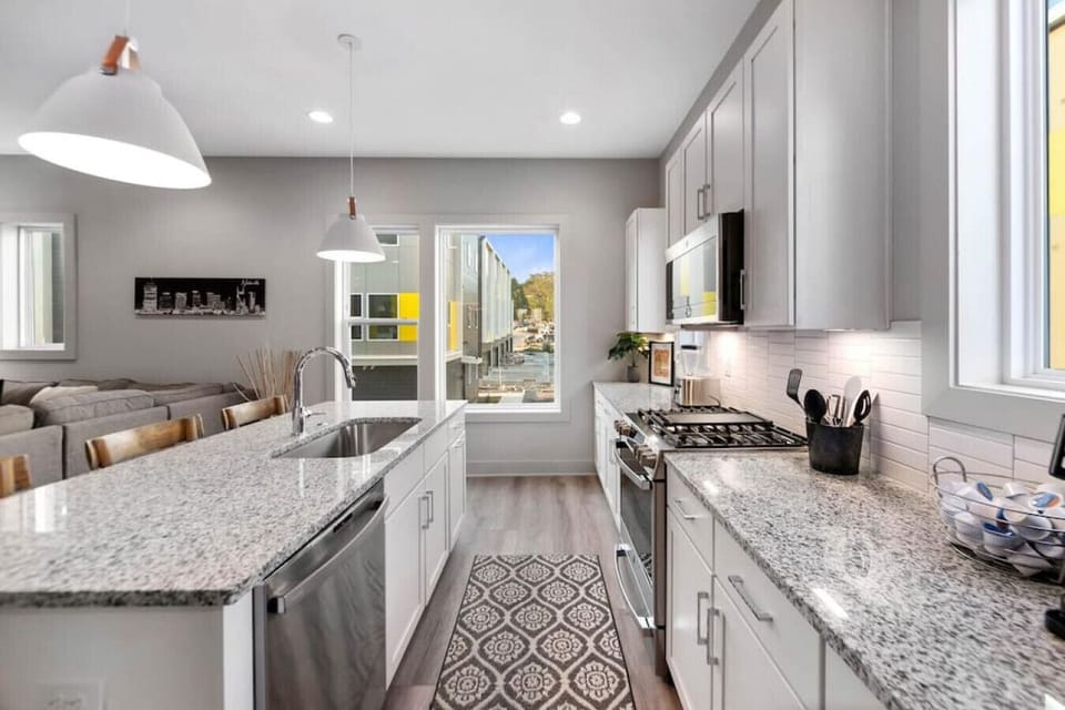 Another view of spacious kitchen
