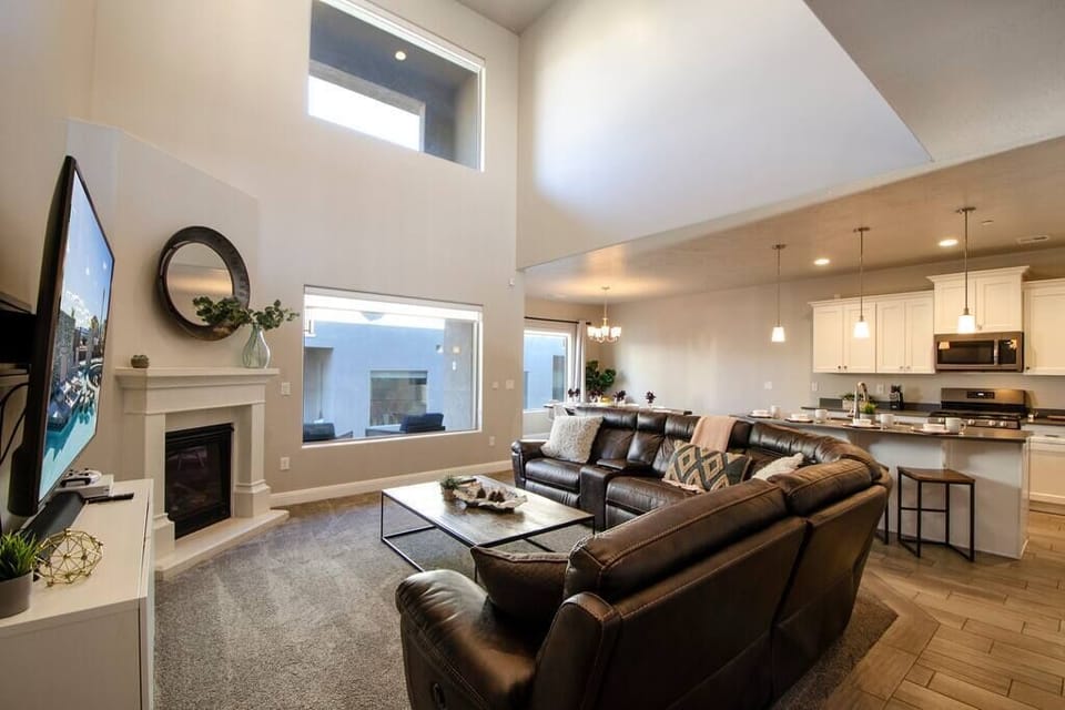 Living room and Kitchen