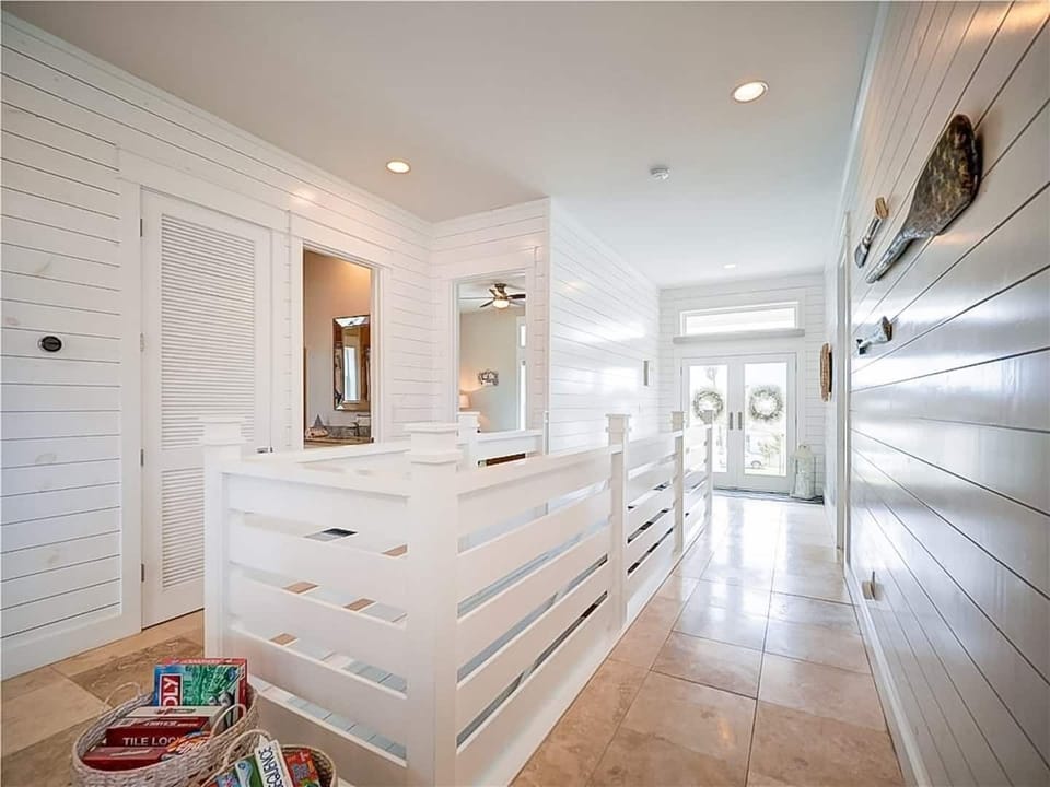 The inside of the house is always bright with natural light 