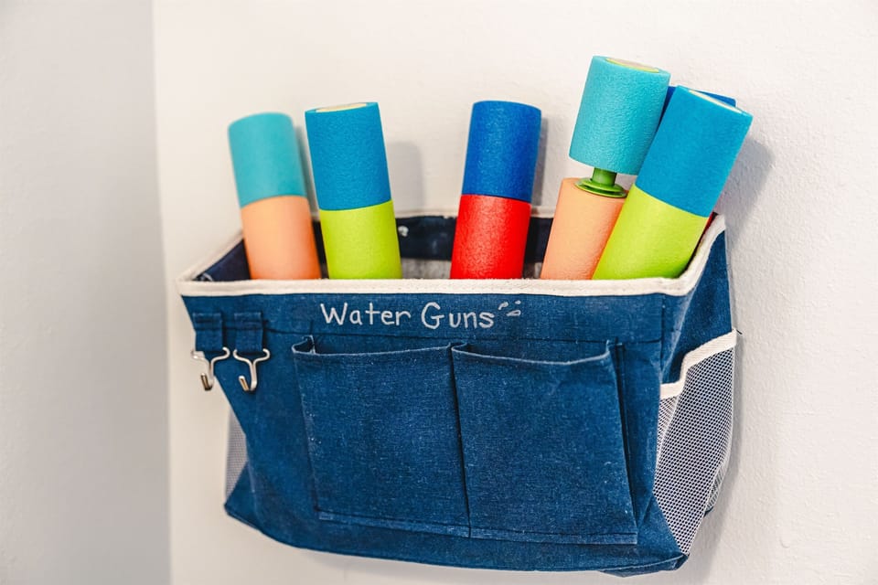 Sun's out, guns out! Water guns, that is.