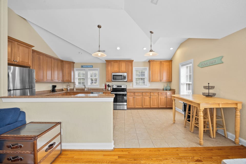 Kitchen - This kitchen is made for the family with more than on chef it's open concept offers plenty of counter space and natural light.