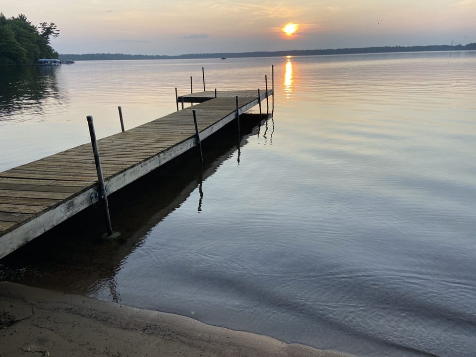 Sunset and perhaps Happy Hour on the dock.