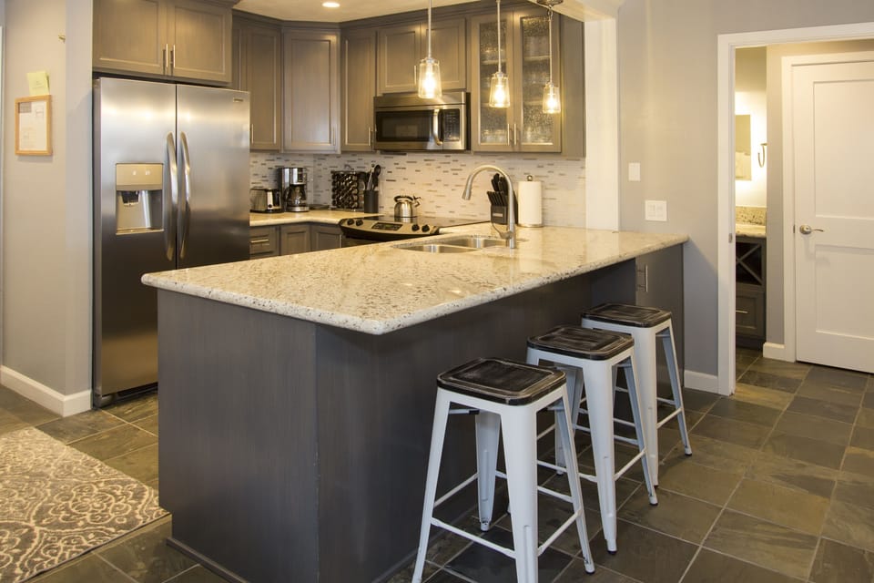 Furniture, Indoors, Room, Kitchen Island, Kitchen