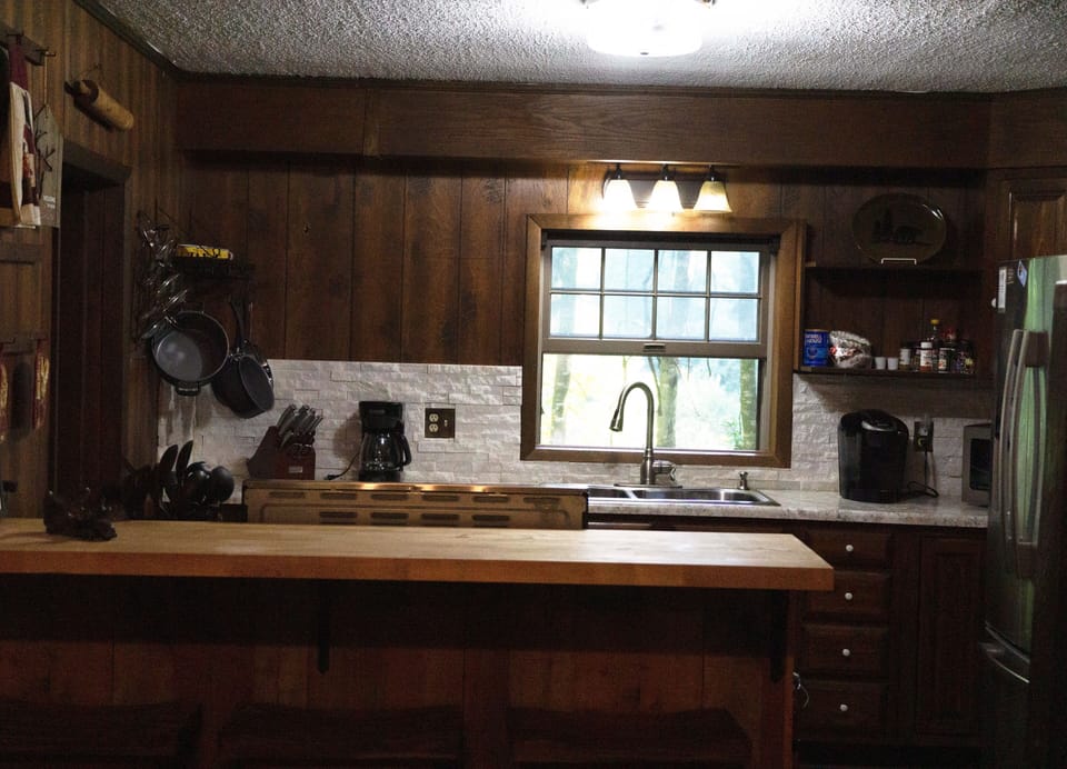 Kitchen view from the living room.