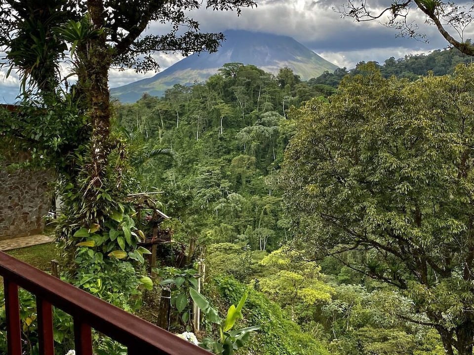 Volcano from your terrace.