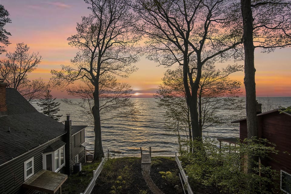 View from the lower level deck