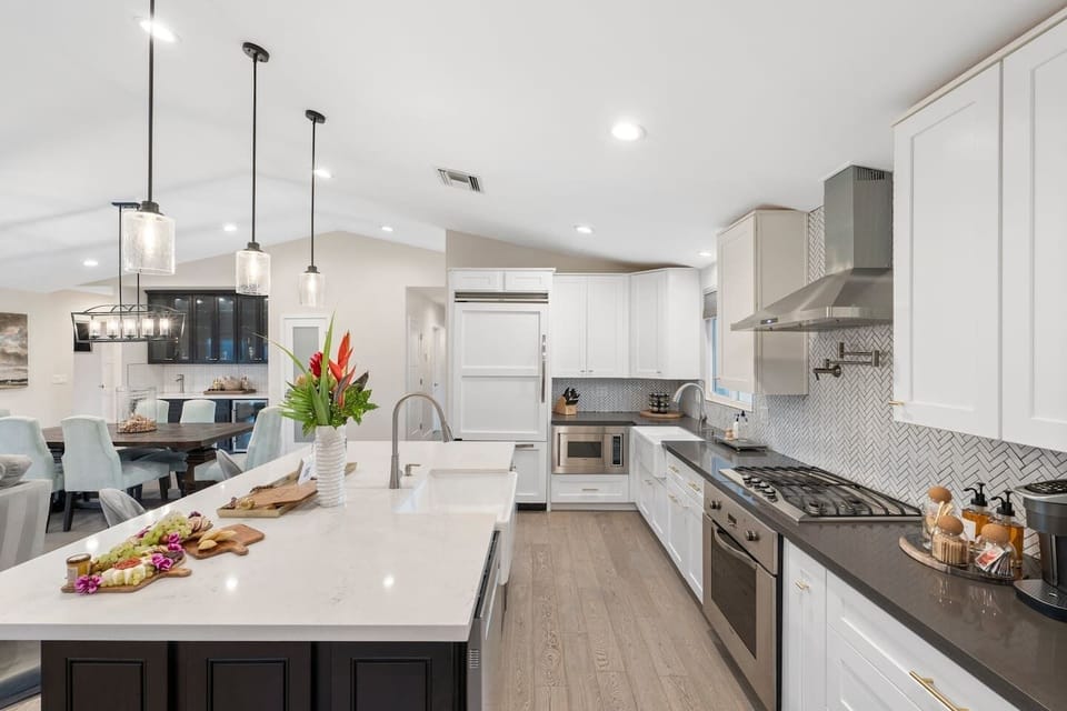 "The kitchen was equipped with everything we needed for meal preparations."