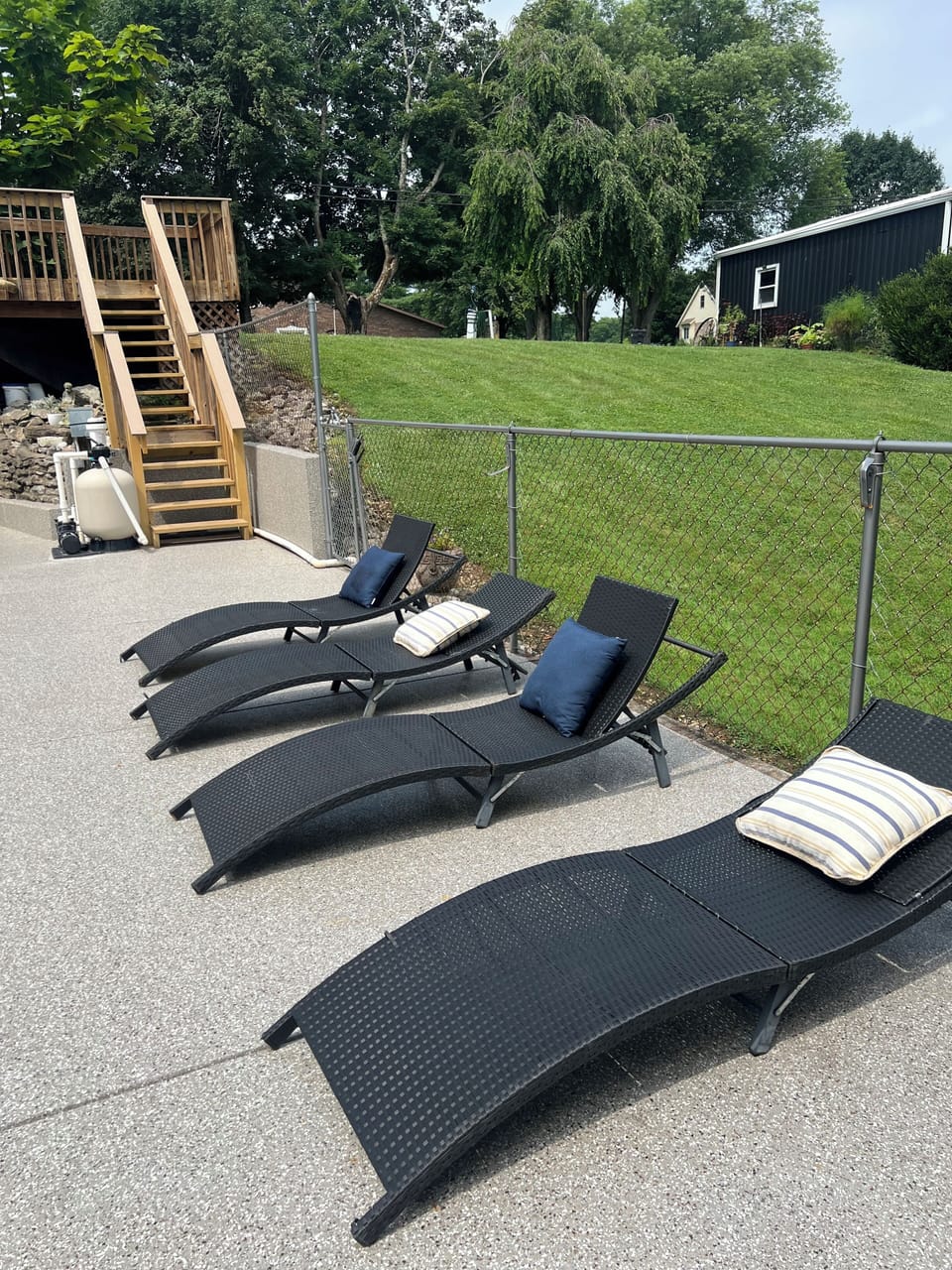 lounging area off pool area 