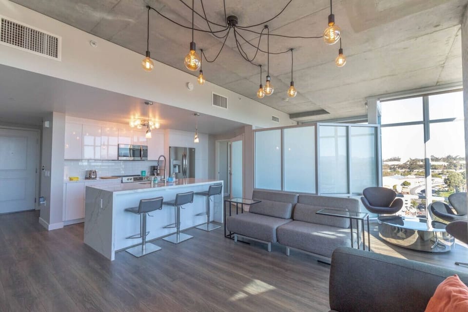 Open concept kitchen