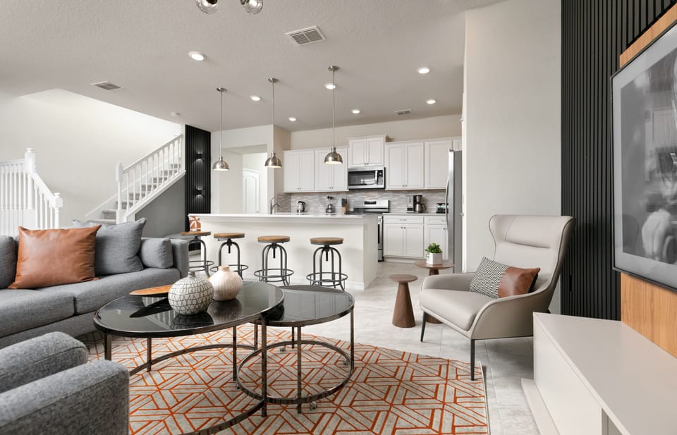 The benefits of open floor plans are endless