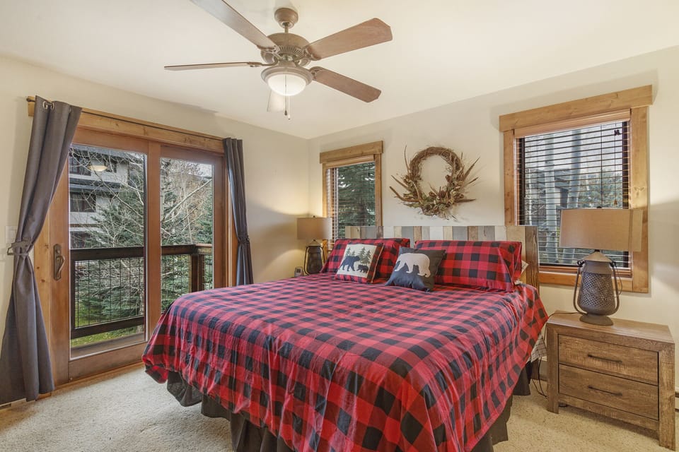 Bedroom with King Bed and Private Balcony